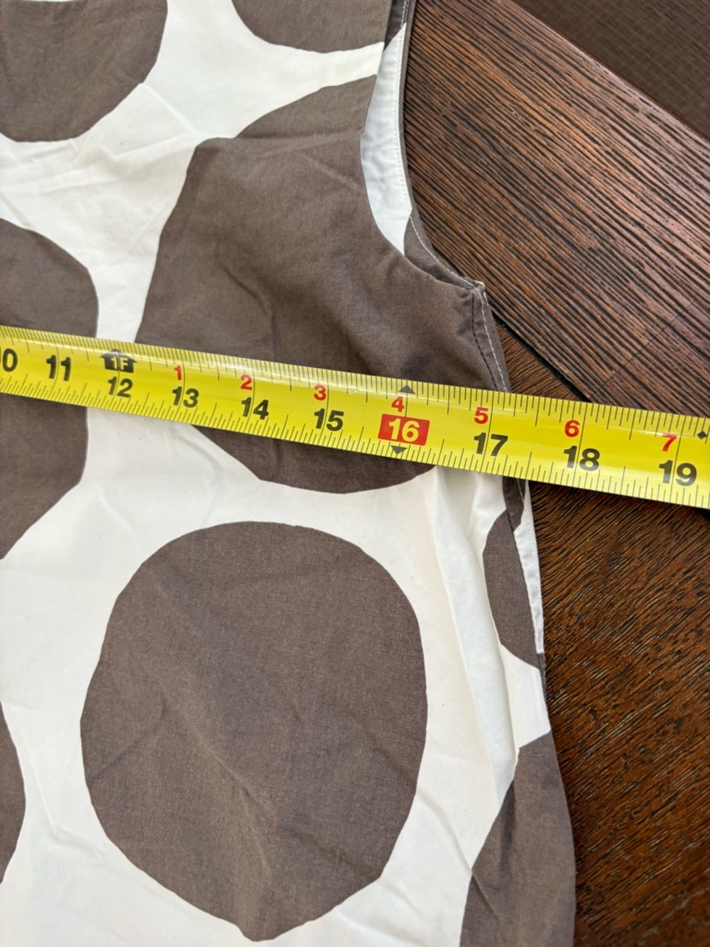 Marimekko x Uniqlo A-Line Shift Brown Polka Dots  Knee Length Dress XS  LIMITED - Picture 11 of 12